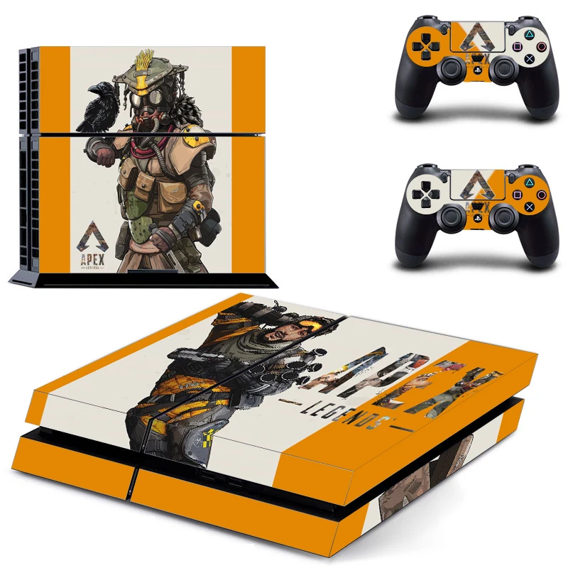 Для Apex Legends для PS4 Виниловая наклейка Playstation 4 консоль + 2 контроллера Аксессуары