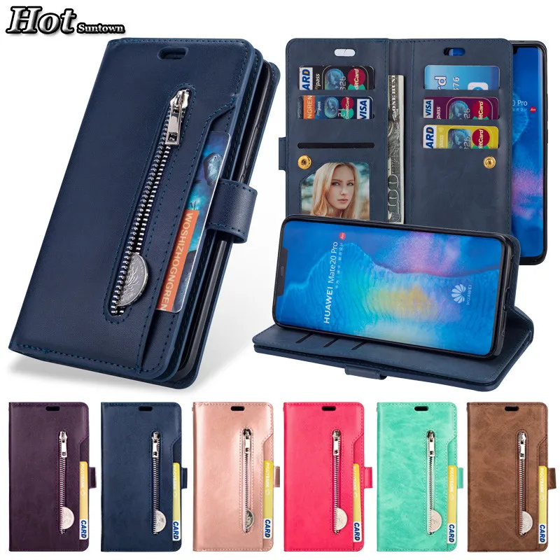 Чехол-книжка для huawei mate 20 Pro, чехол s для Funda huawei mate 20, кожаный чехол с 9 отделениями для карт, чехол для телефона huawei mate 20 Lite, сумки