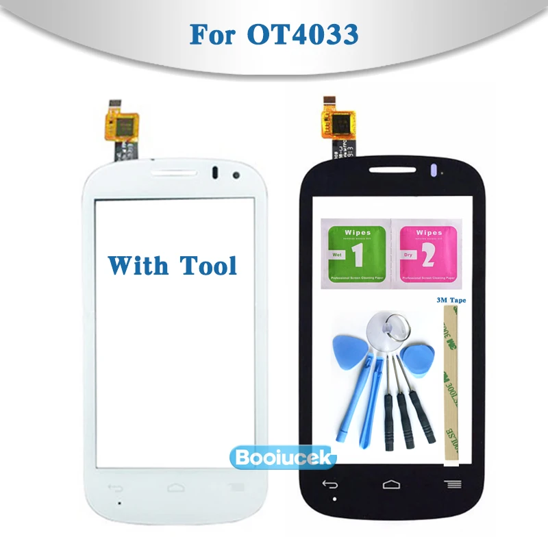Сенсорный экран 4 0 "для Alcatel One Touch POP C3 Dual OT4033 4033 4033A 4033E 4033X дигитайзер датчик
