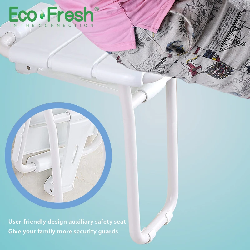 wall mounted shower seat shower folding seat for elderly toilet bath stool bathroom bench cadeira for seniors and elders free global shipping