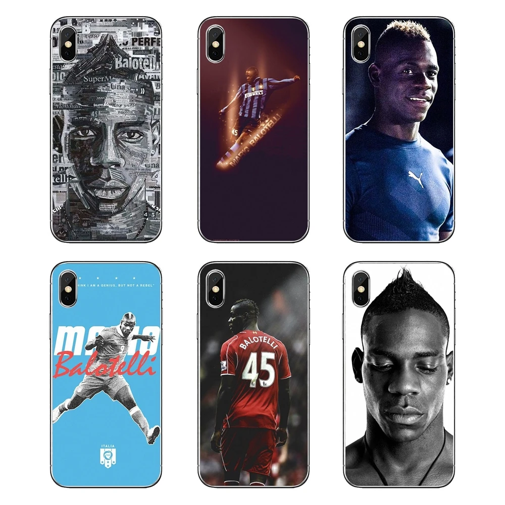 Мешок TPU чехол Италия футболка Mario balotelli акси нападающий Футбол Star для samsung Galaxy A5 A6