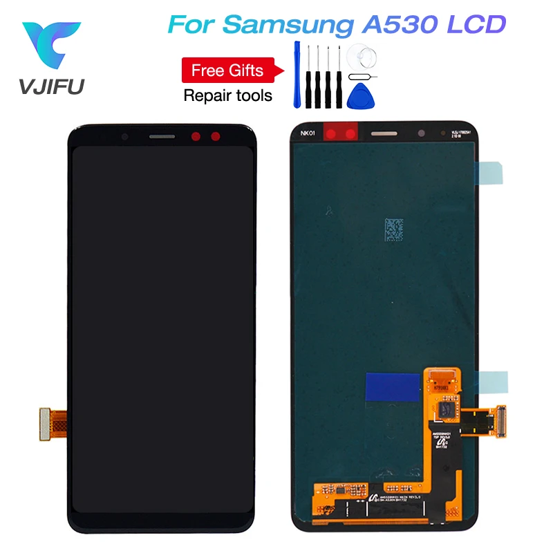 5.6''SUPER AMOLED A530 LCD for SAMSUNG Galaxy A8 2018 A530DS A530N Touch Digitizer Assembly A530F lcd Display SM-A530F | Мобильные