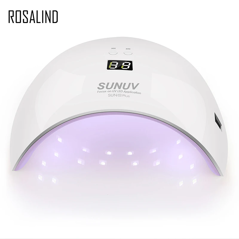Сушилка для ногтей ROSALIND Sun 9X Plus 36 Вт УФ лампа 18 светодиодов аппарат со