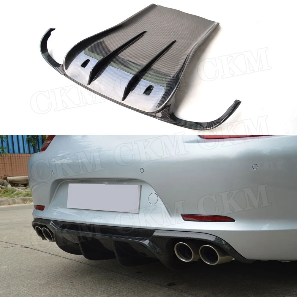

Carbon Fiber Rear Lip Spoiler Diffuser for Porsche 911 991.1 991.2 Carrera 991 GT3 2012 2013 2014 2015 VRS Style