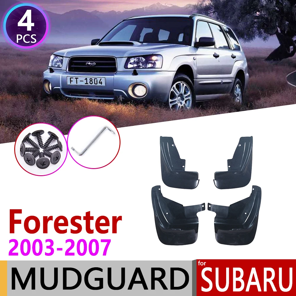 Автомобильный брызговик для Subaru Forester SG 2003 ~ 2007 Fender закрылки аксессуары
