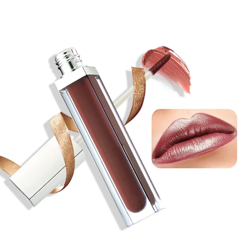 Музыкальная розовая жидкая губная помада для женщин сексуальный макияж