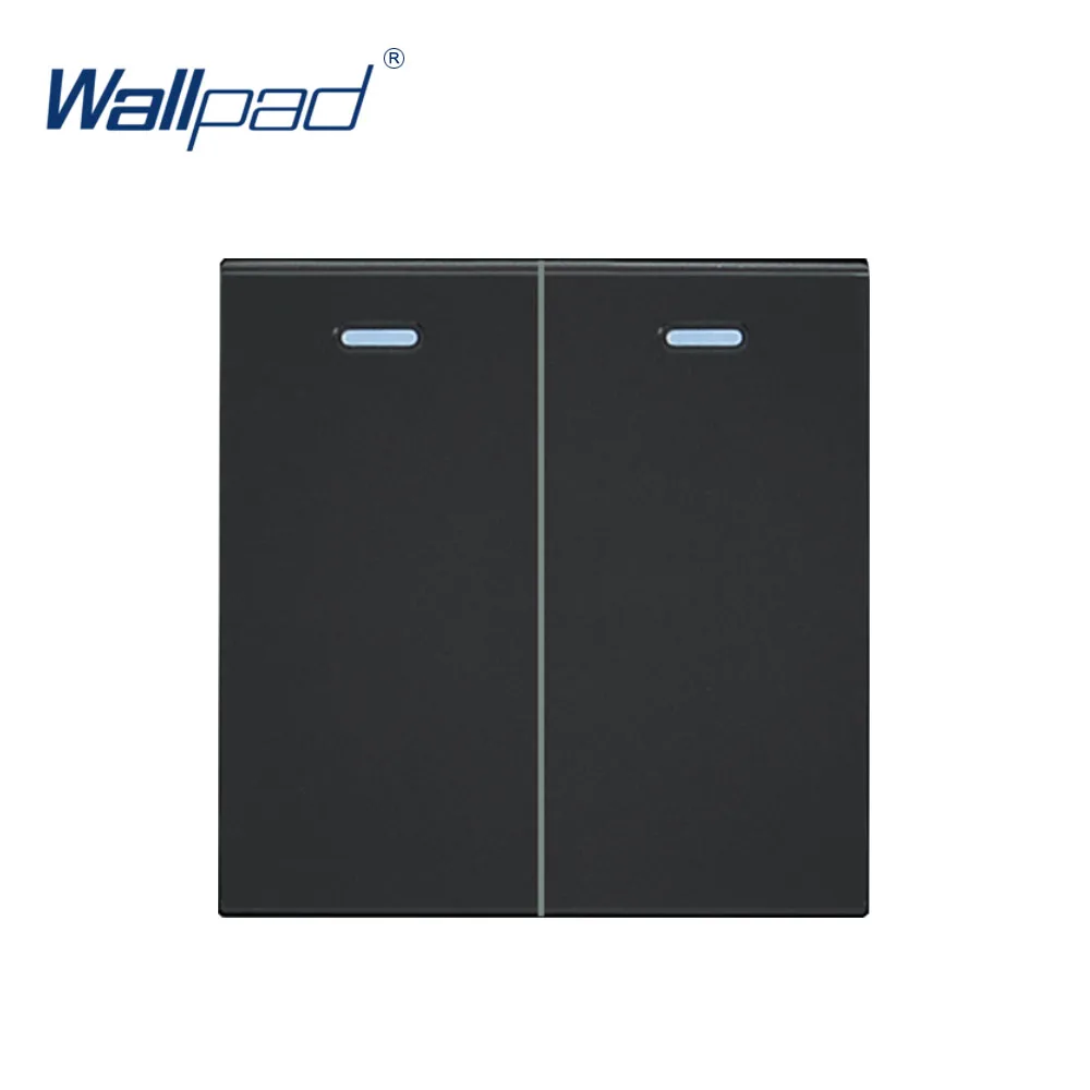 Wallpad Luxury 2 Gang Reset Switch мгновенный контактный функциональный ключ для стены только
