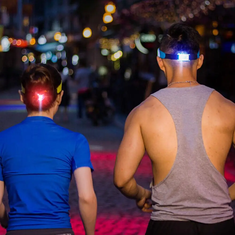 LumiParty Спортивная фара зарядка через usb светодиодный бандаж ночных пробежек