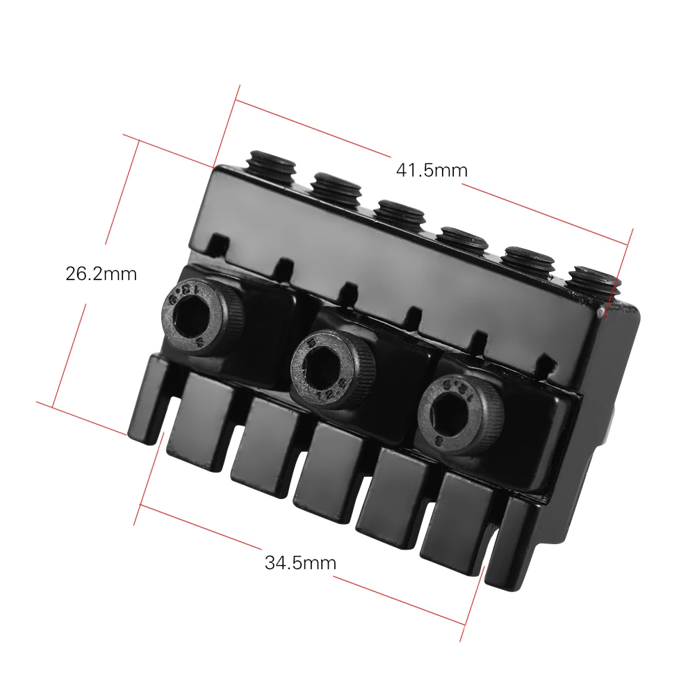 ammoon Guitar Strings Lock Nut Set 6-string Headless Electric String Locking Accessories | Спорт и развлечения