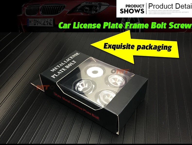 Лицензия на автомобиль водительское право тег Кепки металлические крепежные