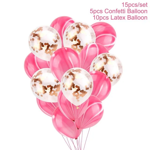 

12inch Rose Gold Confetti Latex Balloons Kids Helium Air Ball Toys Happy Birthday Decorations Wedding Ballons Party Supplies
