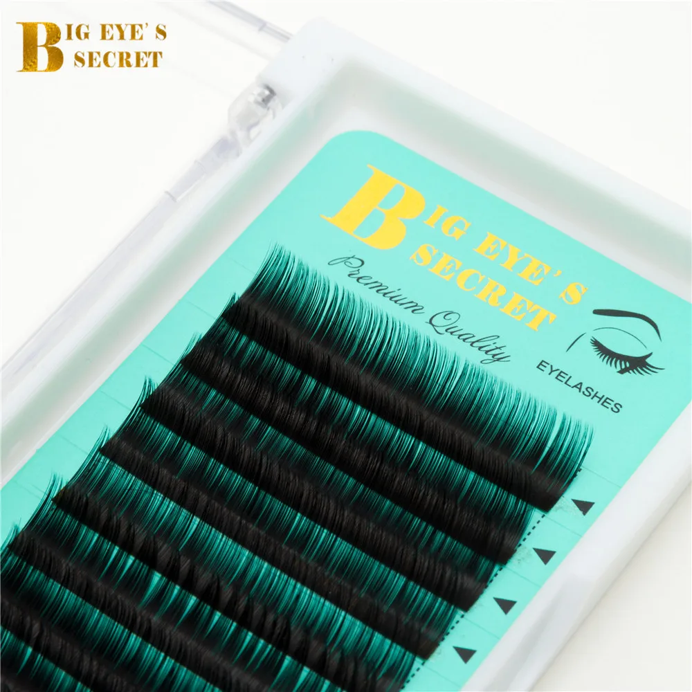 

Private Label Big Eye's Secret J B C D L Curl individual eyelashes natural eyelashes make up fake false eyelashes free shipping