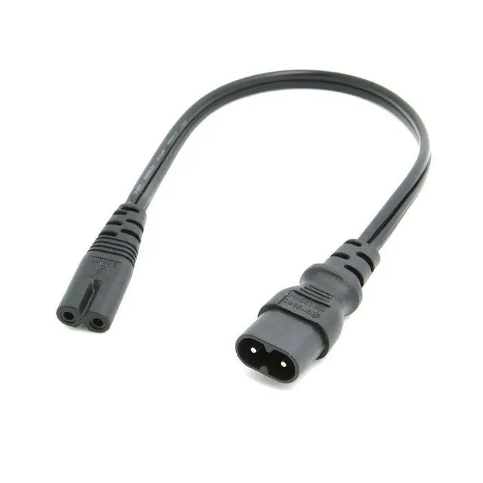 Штекер IEC 60320 C8 в розетку C7 штекер-гнездо удлинитель главный адаптер кабель