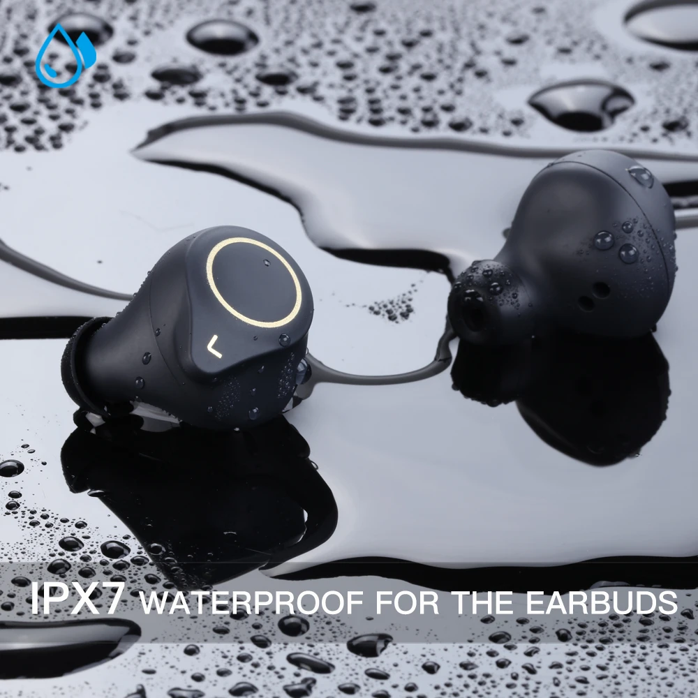 TWS Bluetooth наушники V5.0 CSR чипы спортивные истинные беспроводные вкладыши стерео HIFI
