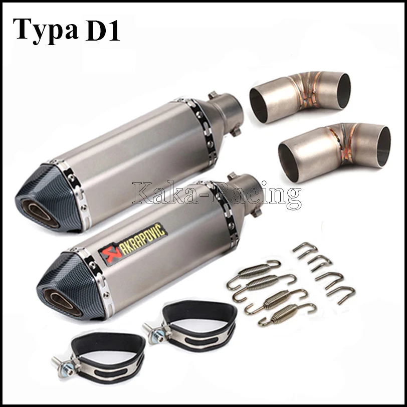 Выхлопная система мотоцикла Akrapovic глушитель выхлопная труба среднего канала