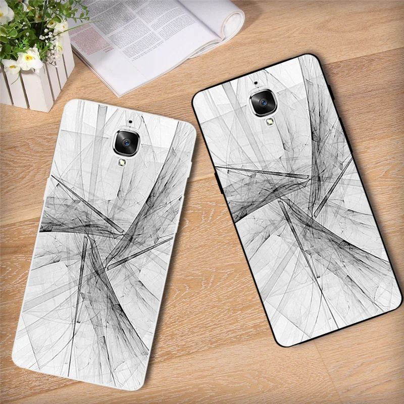 Soft TPU Case for OnePlus 3 / 3T Phone Cases 5.5 inch Silicone Slim Maze Back Cover One Plus Three 1+3 Clear Shell |