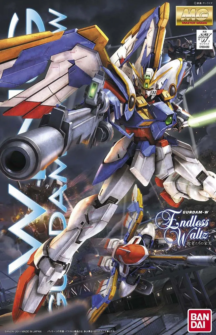 Bandai Gundam MG 1/100 XXXG-01W крыло EW Ver мобильный костюм сборки модель Наборы фигурки