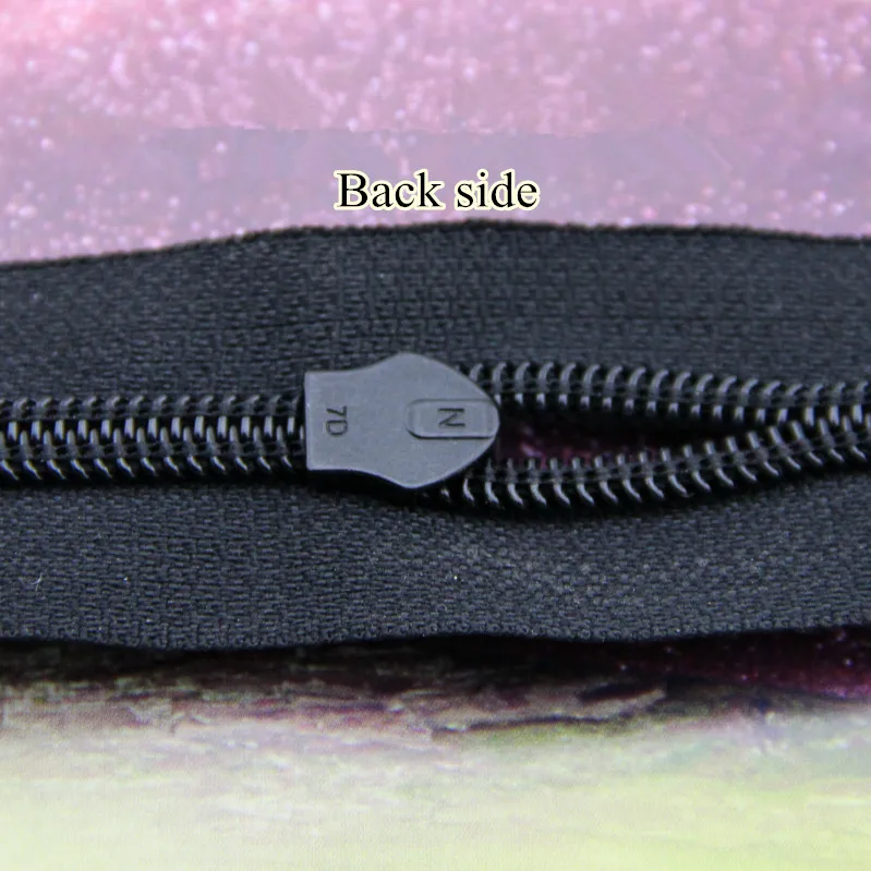 

10pcs BlackReverse zipper Slider for NO.5 Nylon Zipper Auto Lock only waterproof free shipping