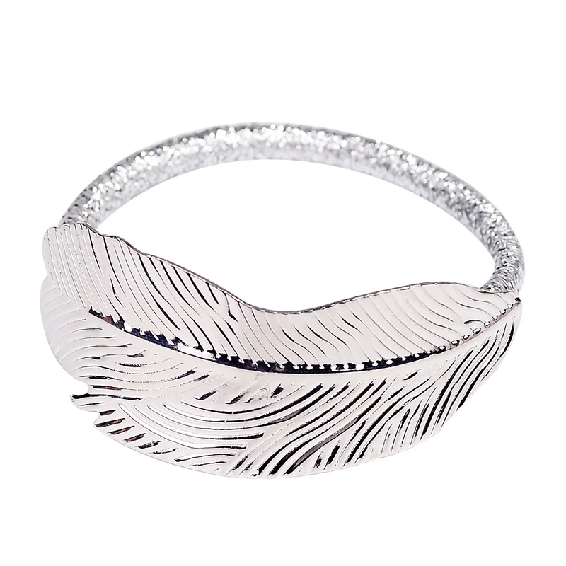 EASYA резьбе сплав лист Hairwear HairBands эластичный Sieraden бренд диадемы Para Noiva аксессуары