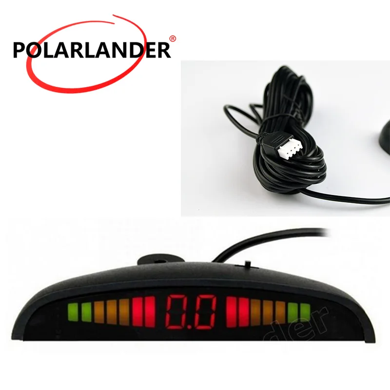 Монитор системы детектор Светодиодный дисплей Авто Обратный помощь резервного