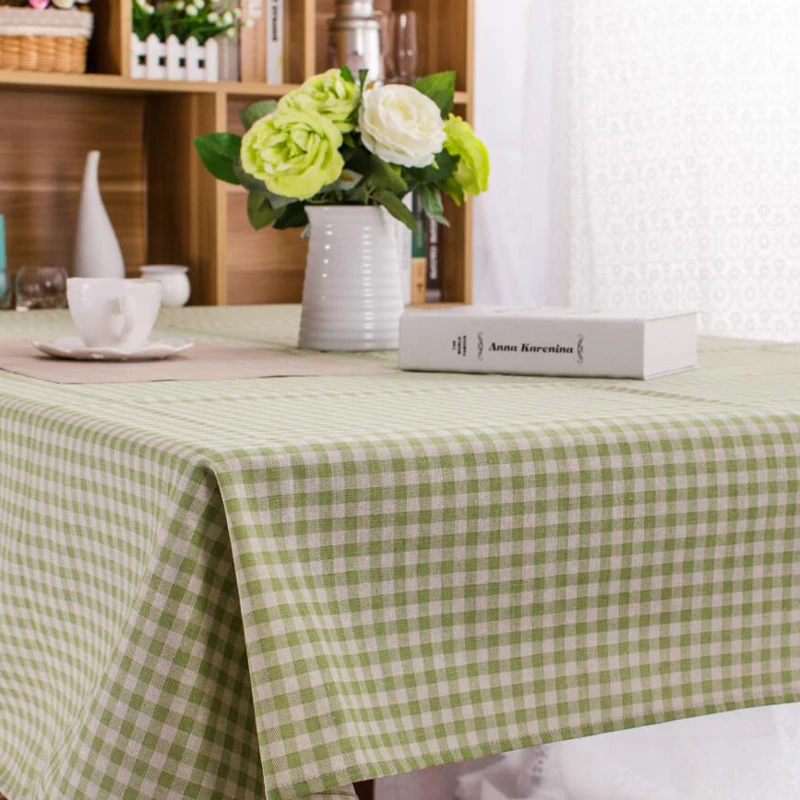 Скатерть в стиле кантри черная/розовая скатерть для стола столовая из хлопка и