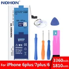 Nohon аккумулятор для Apple iPhone 6 7 Plus 6G 6 Plus 7 Plus iPhone6 iPhone7 Plus литий-полимерная батарея для телефона бесплатные инструменты для замены
