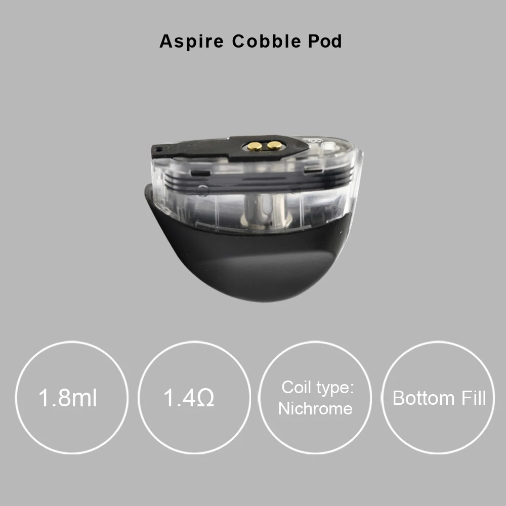 3 шт./упак. оригинальный aspire булыжник стручки подходит для vape pod системы комплект с