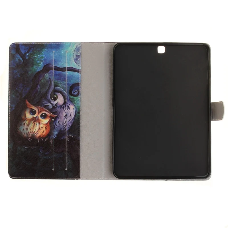Модный мультяшный чехол из искусственной кожи с рисунком совы для Samsung Galaxy Tab S2 10. 0