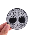 Pulaqi креативная жизнь дерево нашивка в стиле панк термоклейкие нашивки жест инопланетянин ракета рок Декор значок сделай сам для детей вышитые нашивки F
