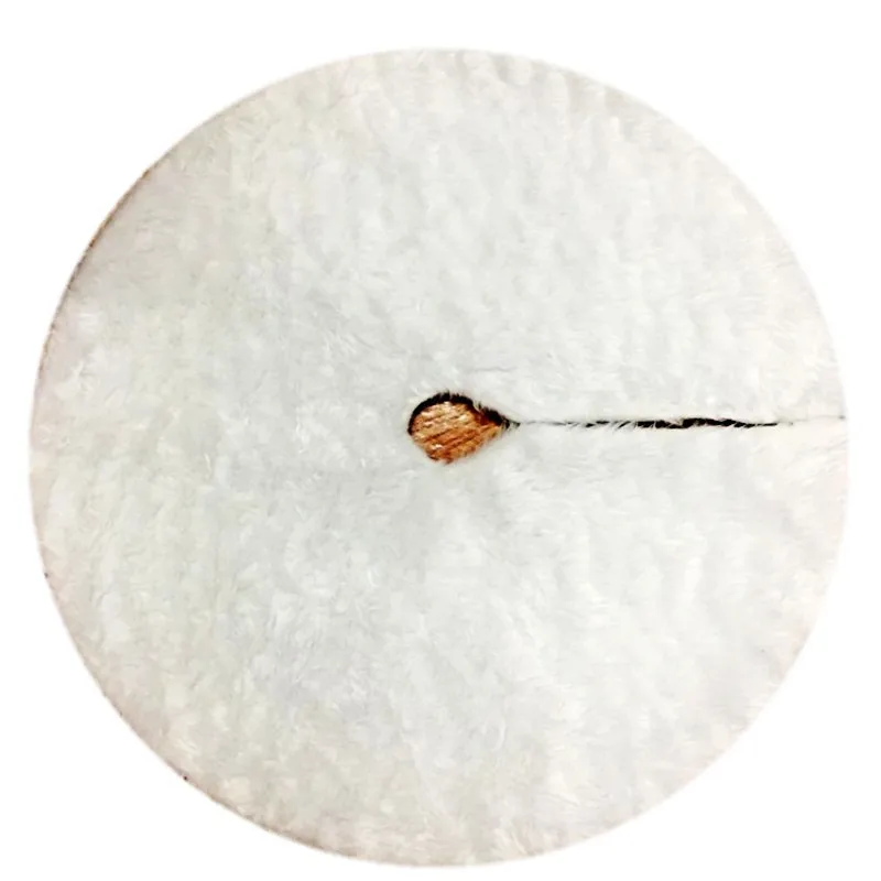 Плюшевые белые юбки с рождественской елкой меховые ковры рождественские