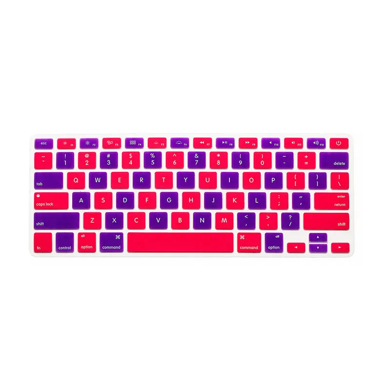 Горячая мозаика красочные силиконовые клавиатуры Обложка кожи для Macbook Pro Air 13 15 17