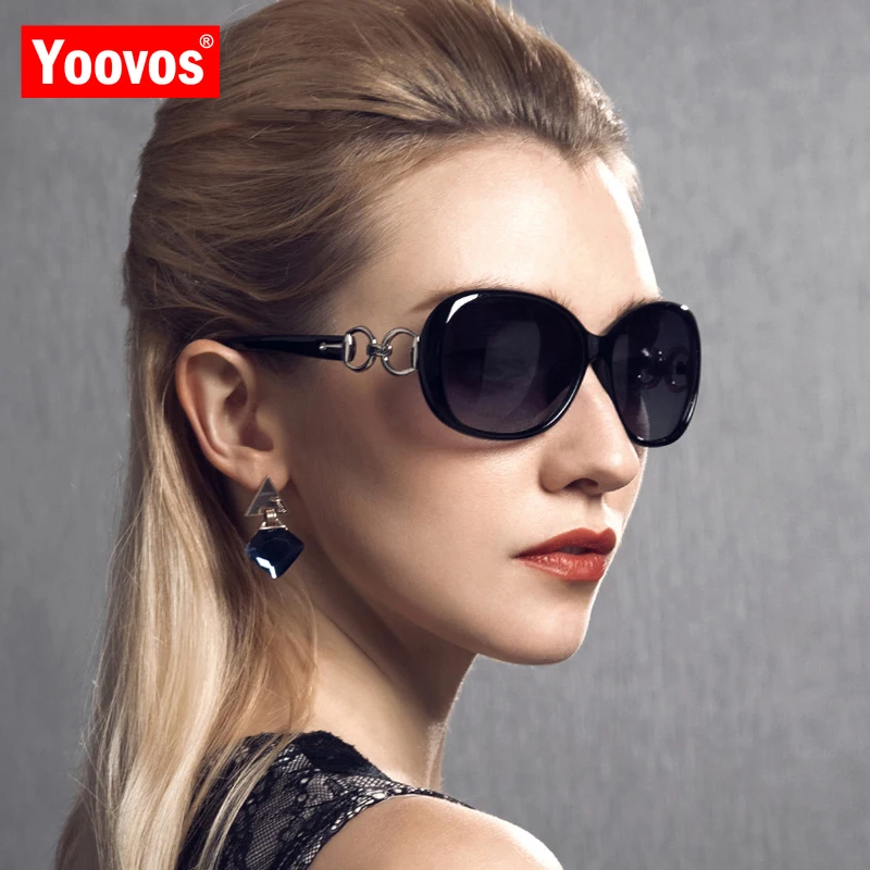 Yoovos 2021 классический Для женщин солнцезащитные очки овальная оправа градиентные