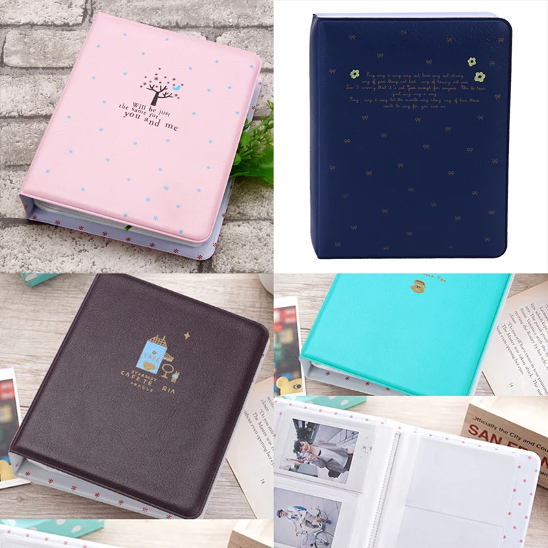 64 кармана складной мини фотоконтейнер для моментальной печати карт FujiFilm