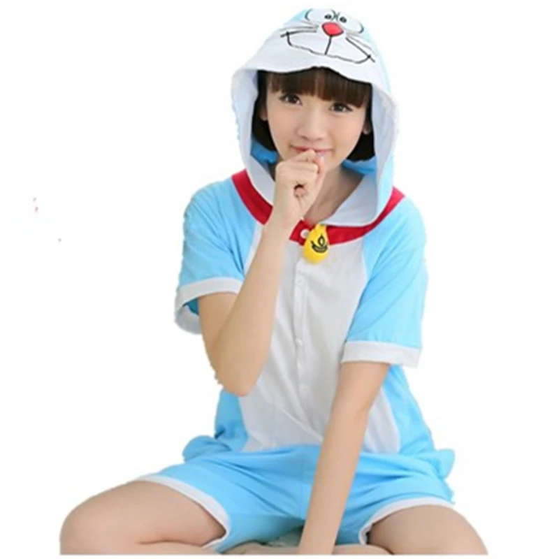 Аниме Робот карнавальный костюм для девочек Летний комбинезон с короткими