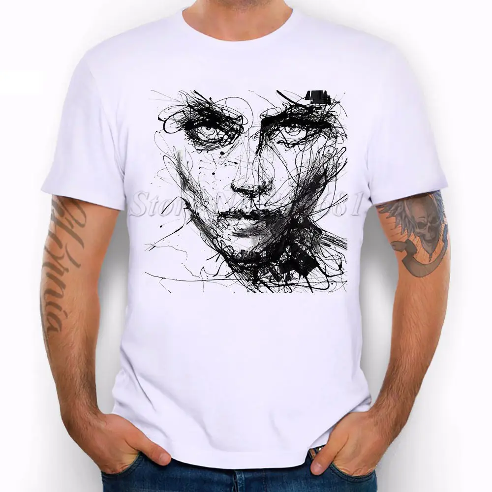 Лидер продаж 2019 года Мужская футболка с рисунком карабля и обычного лица