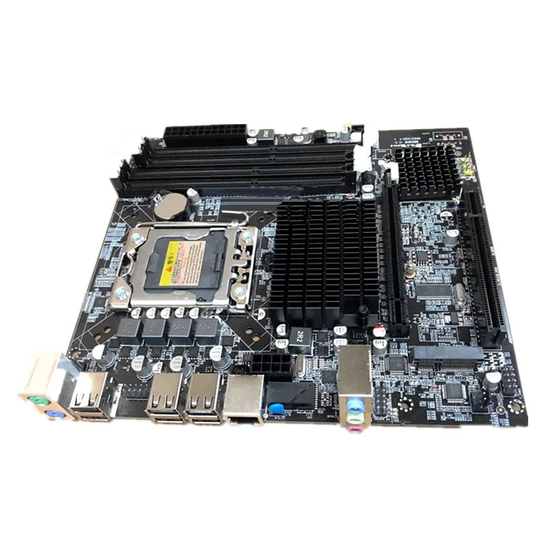 Для Inter X58 настольная LGA 1366 Материнская плата 4xDDR3 32 Гб ECC RAM PC Компьютерная