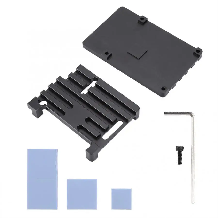 Оранжевый pi raspberry корпус из алюминиевого сплава с ЧПУ металлический совместим