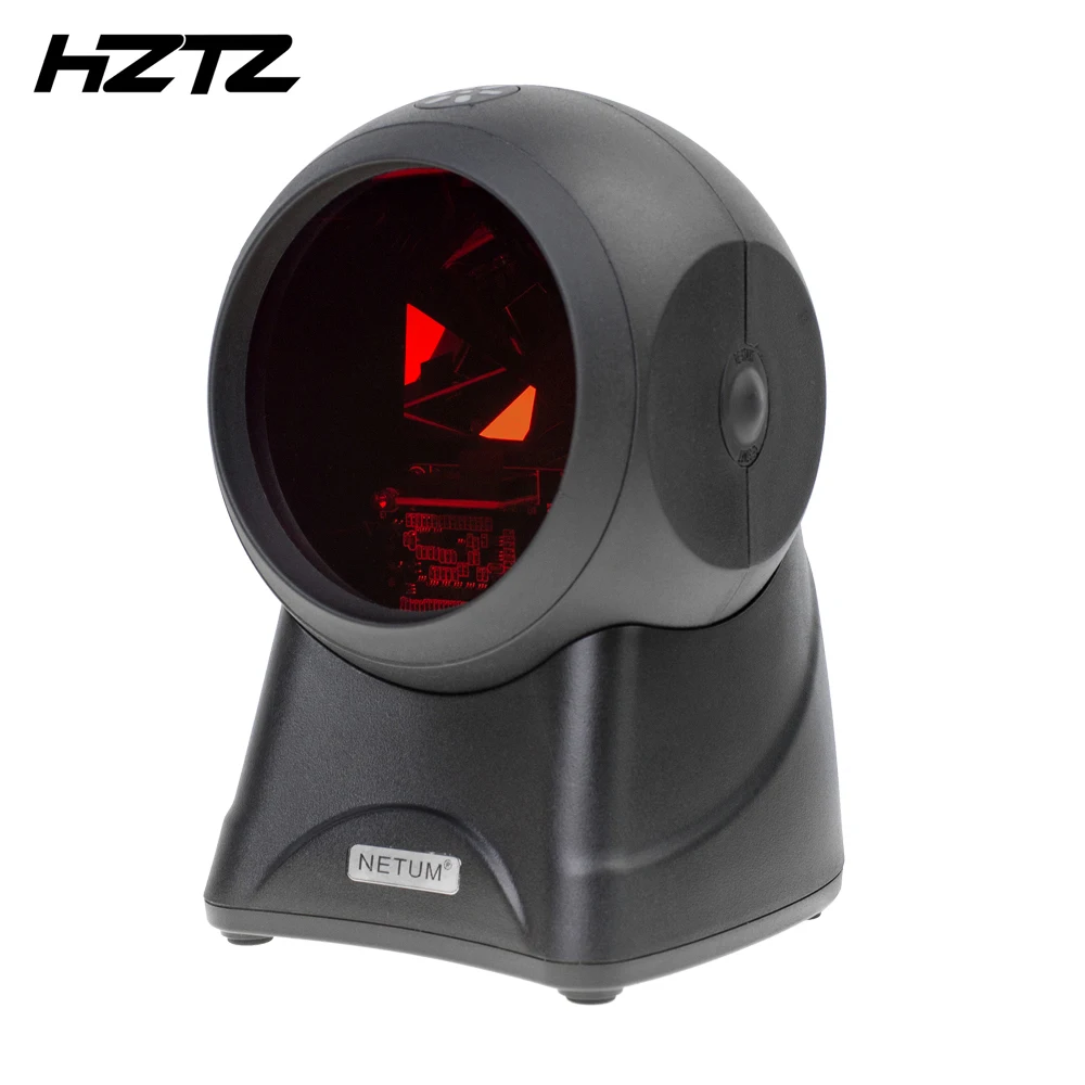 NETUM лазерный планшетный сканер штрих кода 20 линий Настольный всенаправленный