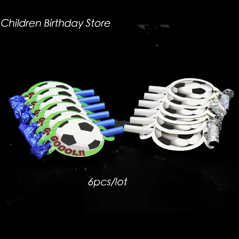 

6pcs/lot Football blowouts Football birthday party decorations Football blowouts baby shower party supplies