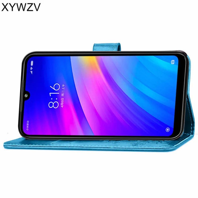Чехол для Xiaomi Redmi 7 роскошный чехол из искусственной кожи флип кошелек телефона 7A