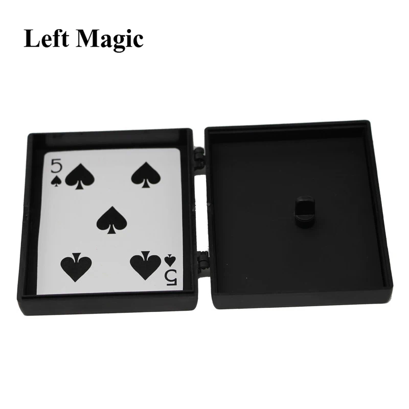 Surprise Restore Box Magic Tricks Black Plastic Box Broken Paper Card Case Close-Up Magic Tricks Props Toys For Children Adult images - 6