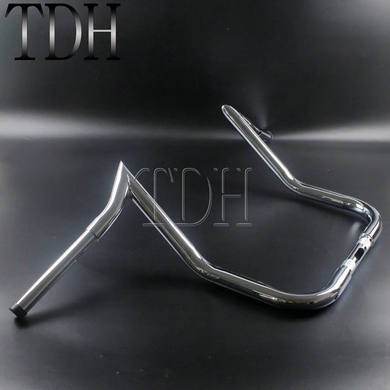 1" Rise 37" широкие рули для 1986 Up Harley Touring комоды Baggers FLHT FLHTC хромированная сталь железный руль мотоцикла