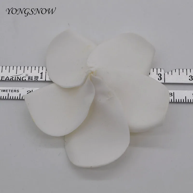 10 шт. Плюмерия PE Пена Frangipani искусственный цветок головной убор домашний сад Цветы из яйца Свадебные украшения вечерние принадлежности