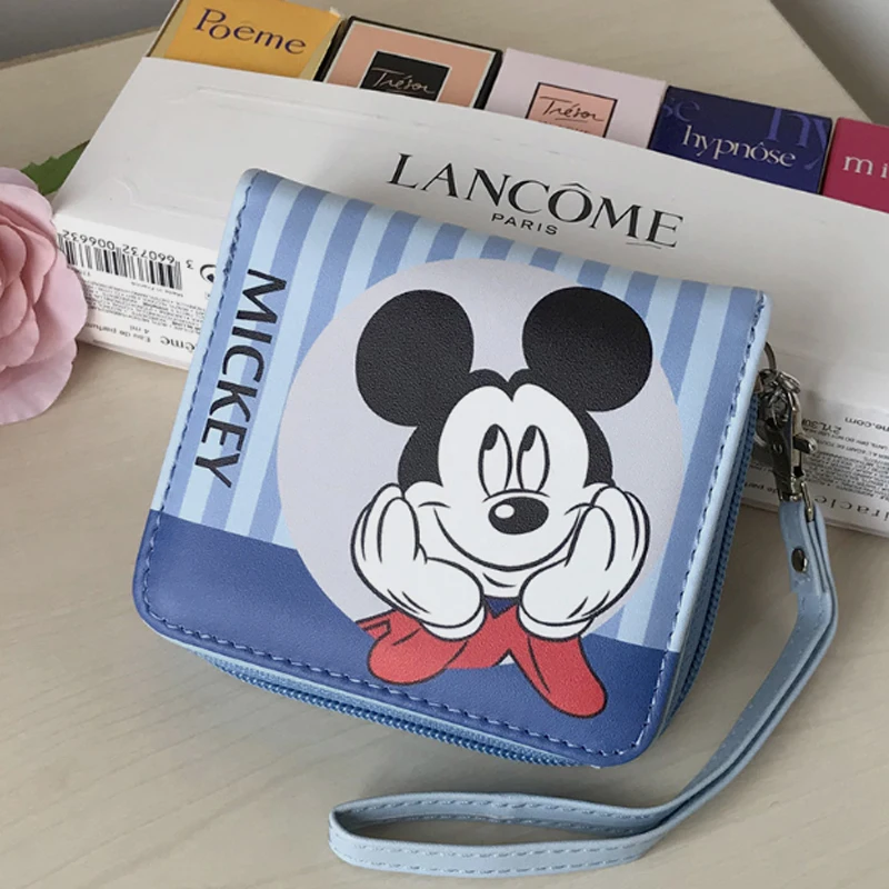Женский кошелек Disney клатч с Микки Маусом для девочек и мальчиков отделением карт