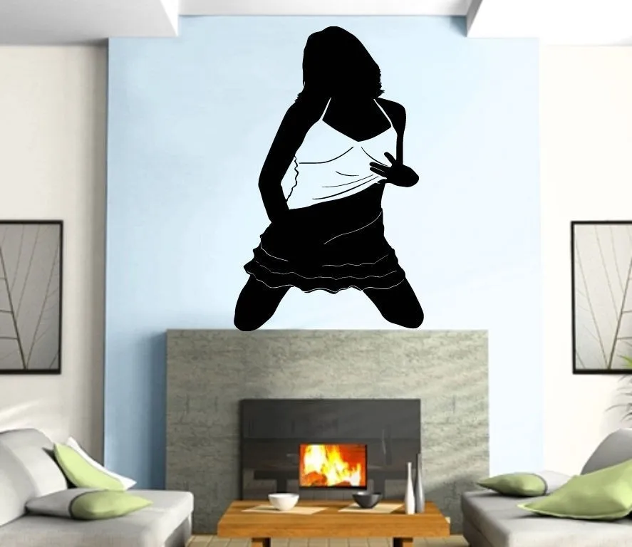 

On Sale Pegatina Quadro Parede Decor Mural Sexy Girl Sticker