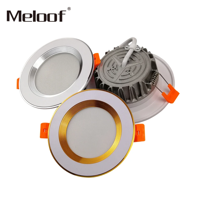 10 шт./лот Новый светодиодный светильник 220В 230В LED точечное освещение Встраиваемая