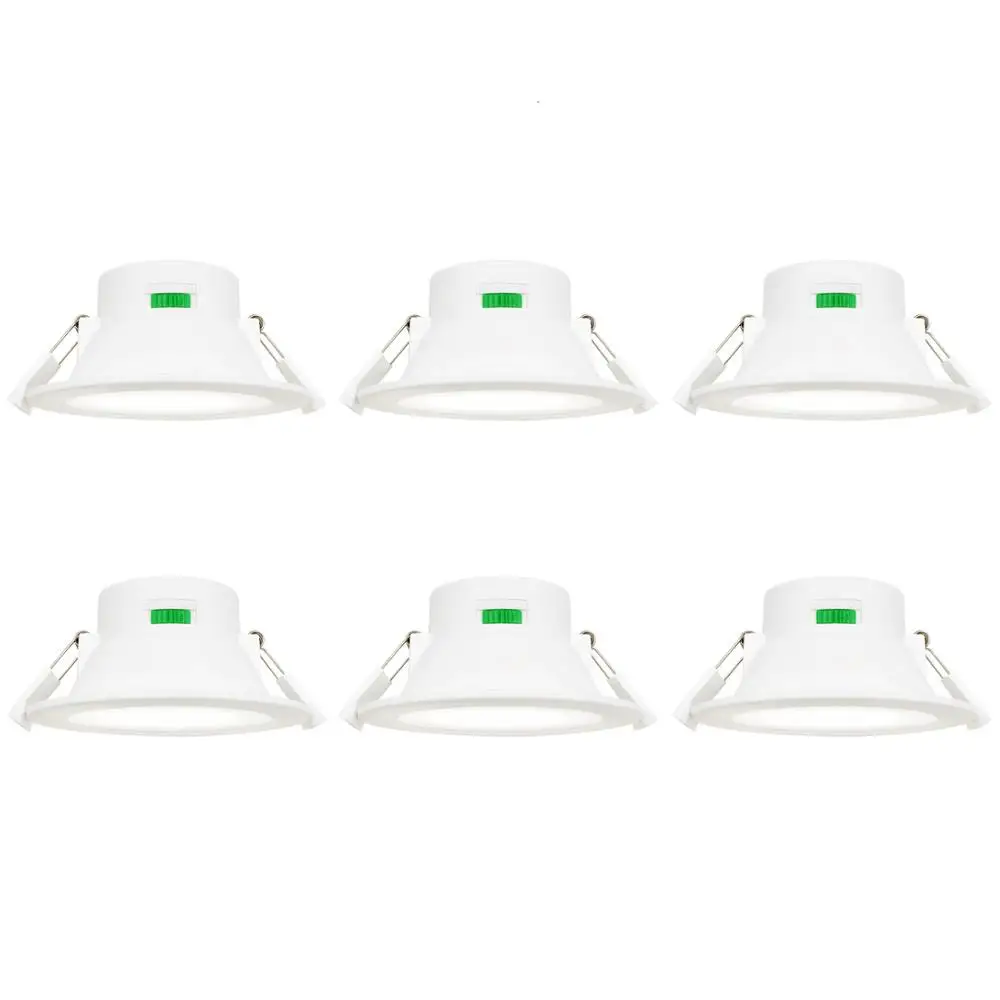 6 Lamps Диммируемый 10 Вт светодиодный потолочный светильник для кухни и ванной комнаты IP44 светодиодный потолочный светильник 220 В-240 В Диаметр отверстия 90-105 мм 6 ламп - Испускаемый цвет: 6 Lamps