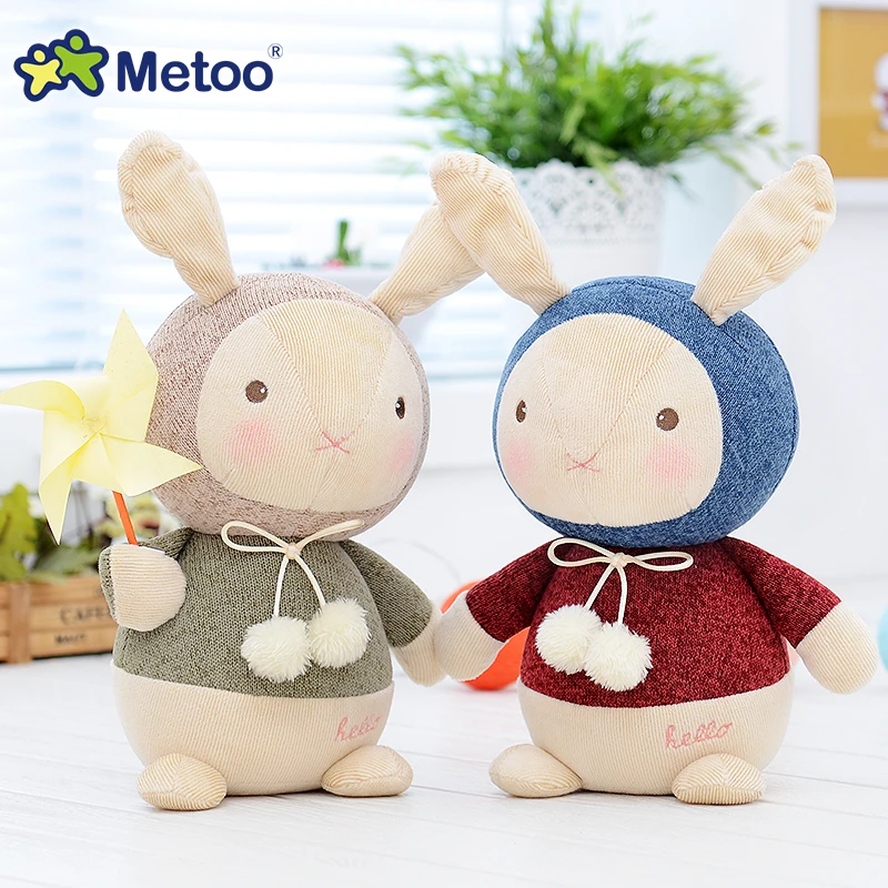 Metoo собака плюшевый кролик игрушка детей Kawaii кукла ручной работы животного