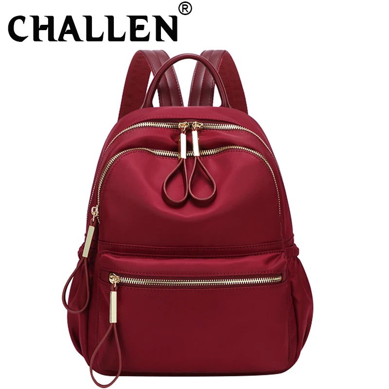 Женский водонепроницаемый рюкзак samll винтажная школьная сумка через плечо