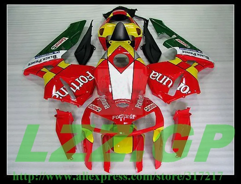 

Injection Red Yellow Fairing Kit for Honda CBR 600 RR CBR600RR F5 05 06 2005 2006 ABS LZZ.GP bodykits motorcycle E32145dd